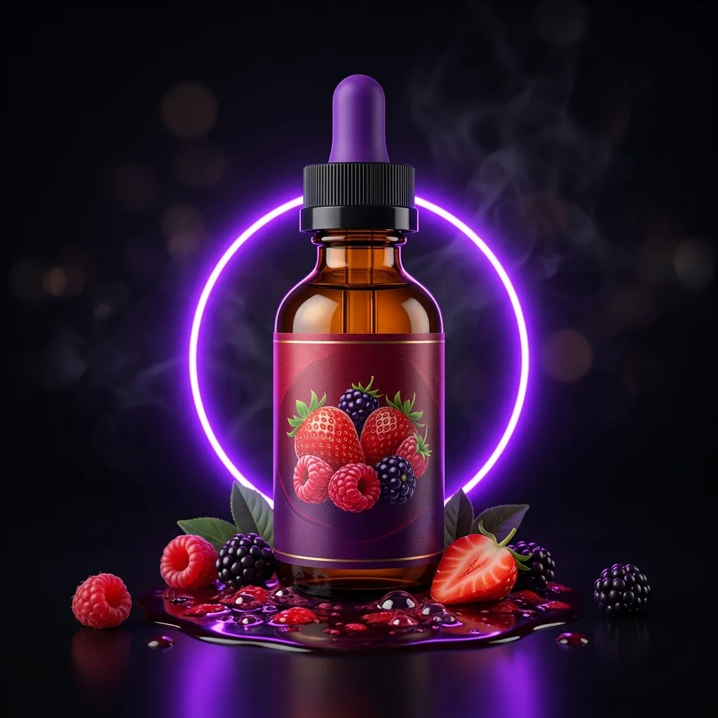 E-liquid Frutas Vermelhas – blend de frutas vapor suaves